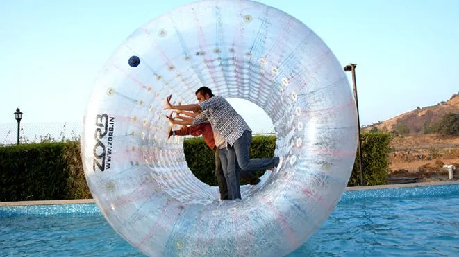 Water Zorbing in Dandeli, Karnataka