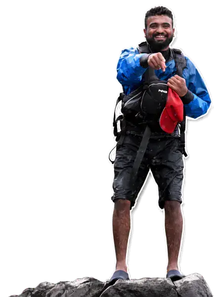 Karthik, lead adventure guide at Dandeli Kali River Rafting